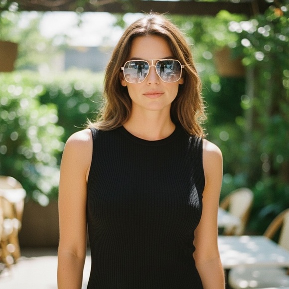 Carrera Aviator 1055/S J5G08 Gold and Blue Gradient Italian Luxury Sunglasses - Picture 3 of 15